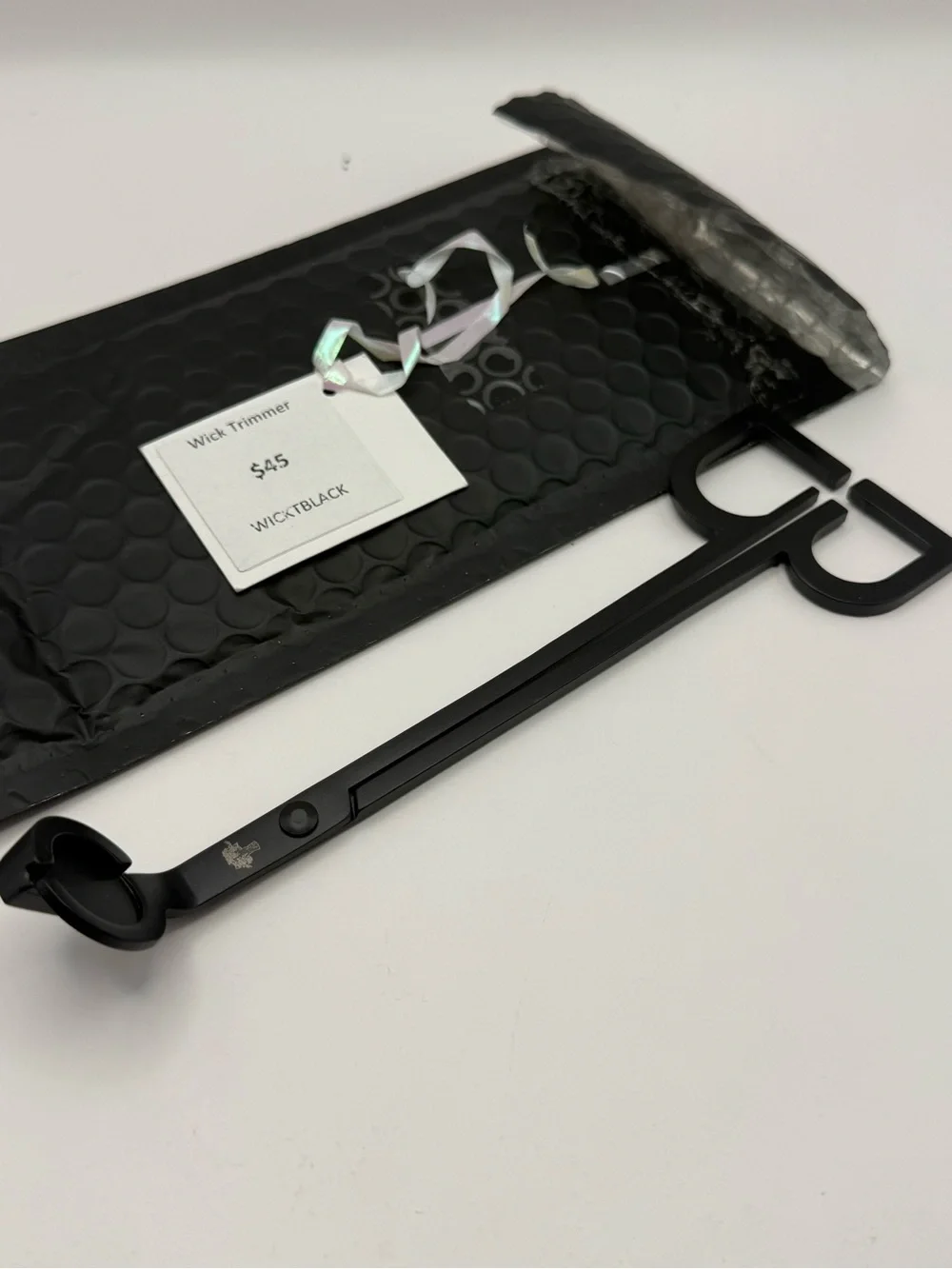 Baobab Collection Black Wick Trimmer Candle Accessory Original Packaging $45